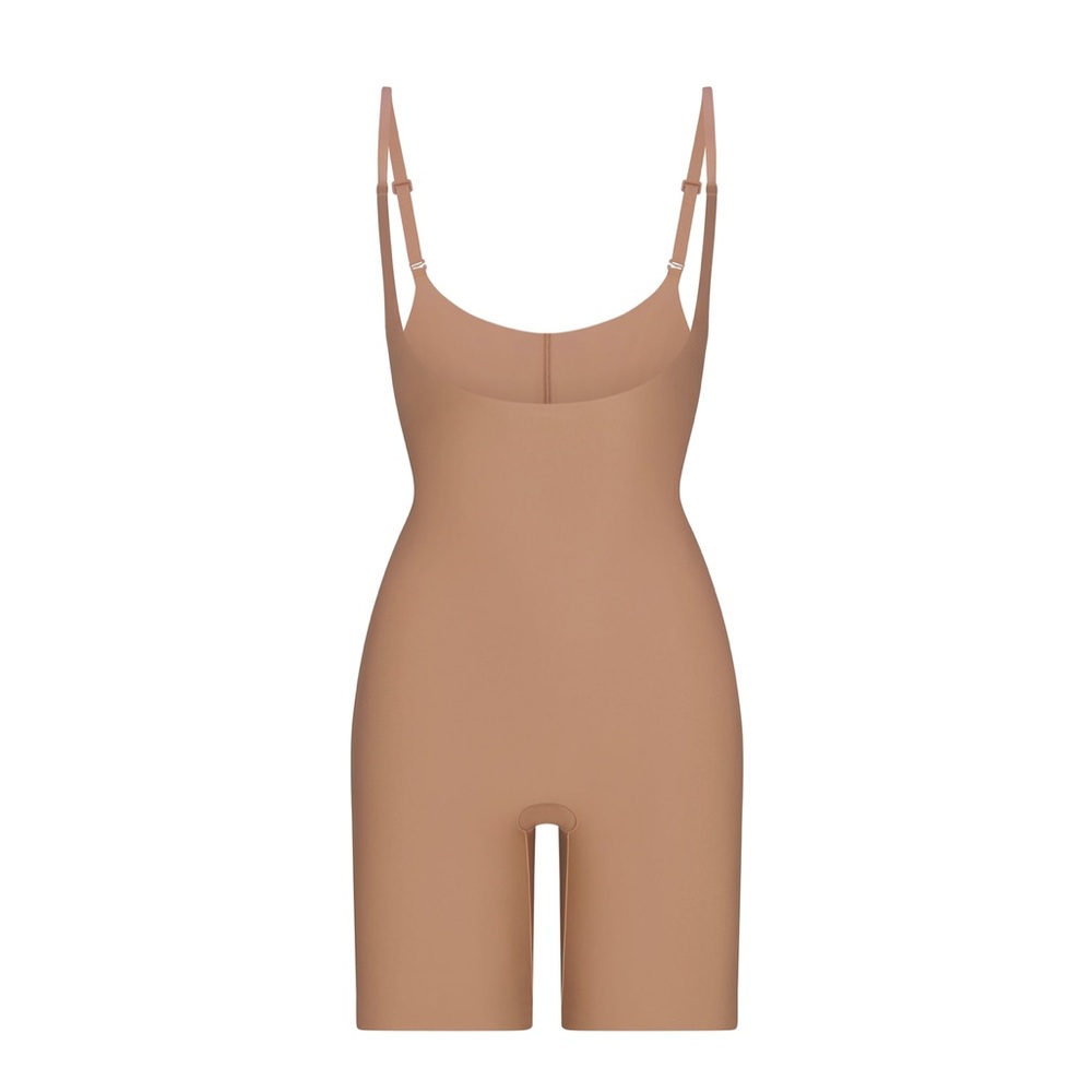 BUTT ENHANCING OPEN BUST PADDED BODYSUIT